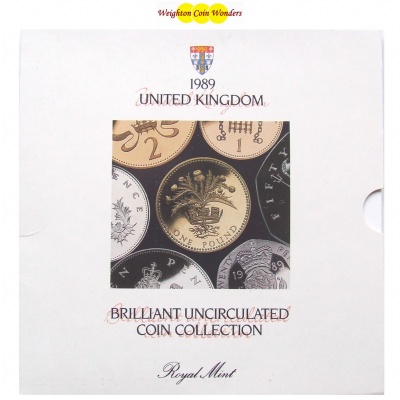 1989 Brilliant Uncirculated Coin Set - Click Image to Close